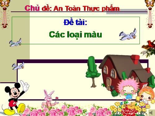 AN TOÀN THỰC PHẨM