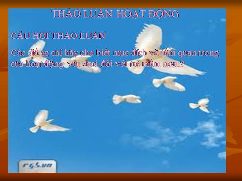 hoạt động vui  chơi