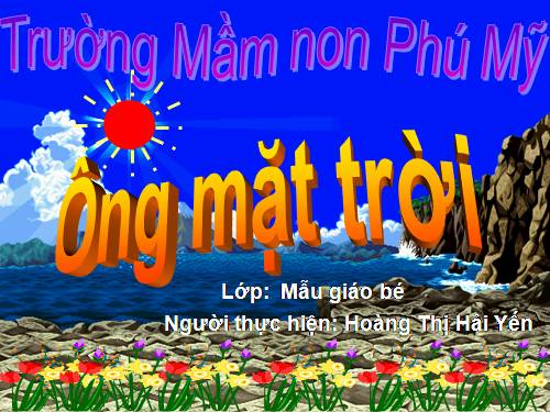 thơ" ông mặt trời"