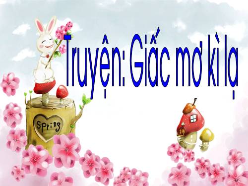 Truyện: Giấc mơ kì lạ