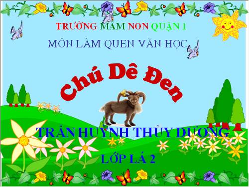 TRUYỆN CHÚ DÊ ĐEN