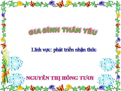 GIA ĐÌNH BÉ YÊU