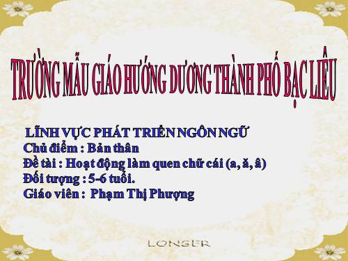 PHÁT TRIỂN NGÔNG NGỮ