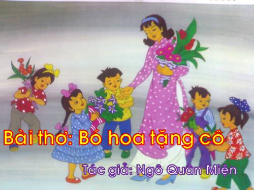 Tho bo hoa tang co