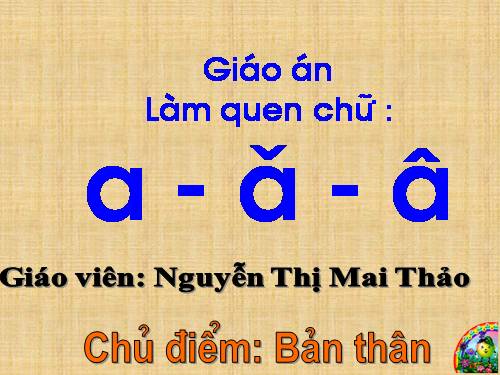 LQCC A-Ă-Â BẢN THÂN