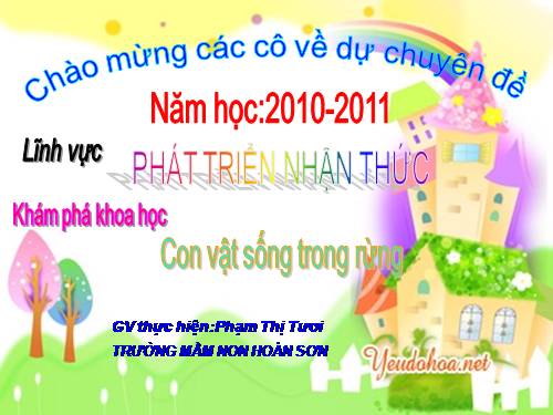 con vat song trong rung