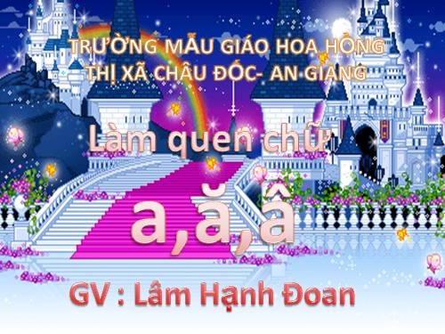 Làm quen chữ cái a,ă, â