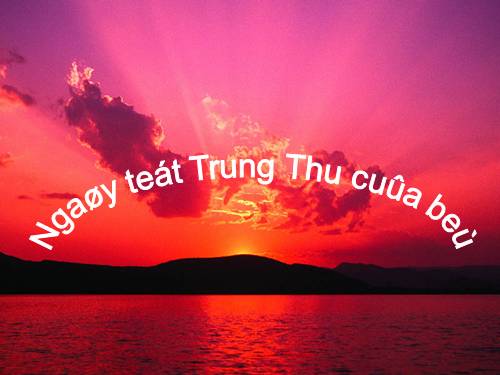 Ngày tết Trung Thu của Bé