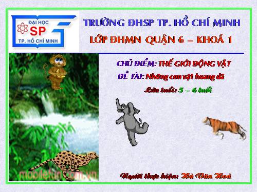 Những con vật hoang dã