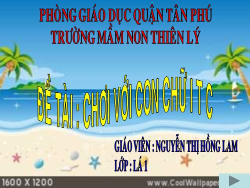 Trò chơi cùng chữ cái iitc