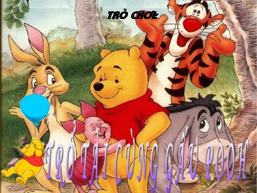 Trò chơi_Trổ tài cùng gấu Pooh