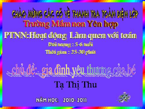 toán chủ điểm gia đinh số 6 tiết 2