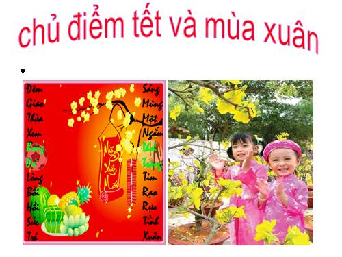 TẾT VÀ MÙA XUÂN