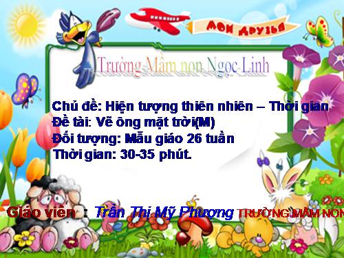 Tạo hình Vẽ ông mặt trời