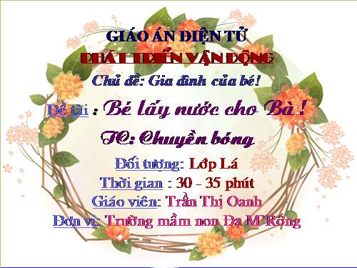 giáo án điện tử oanh