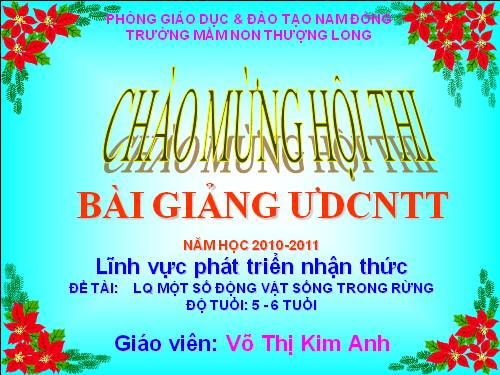 động vật trong rừng