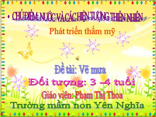 Vẽ mưa