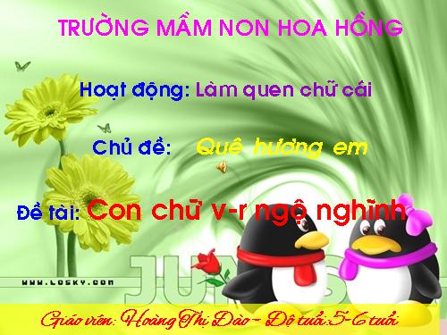 Làm quen nhóm chữ V R