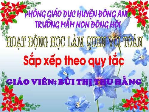 toan sap xep theo quy tac