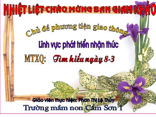 MTXQ: Tìm hiểu ngày 8 -3