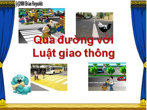 Qua  đường với luật giao thông