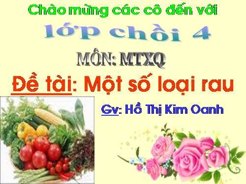 mtxq: một so loai rau