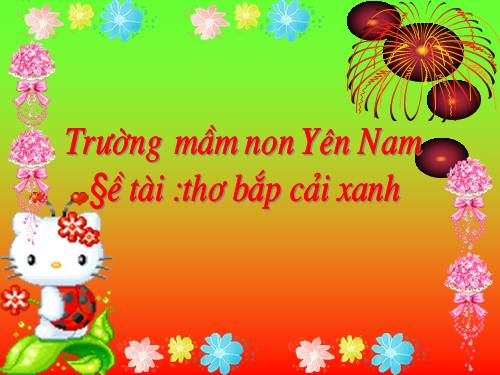 tho bap cai xanh