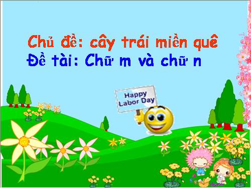 Chữ cái N, M