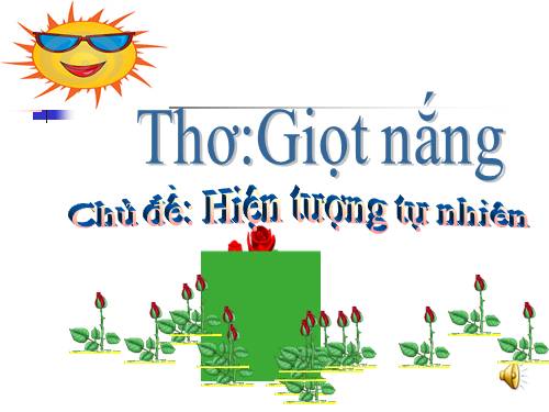 Giọt nắng