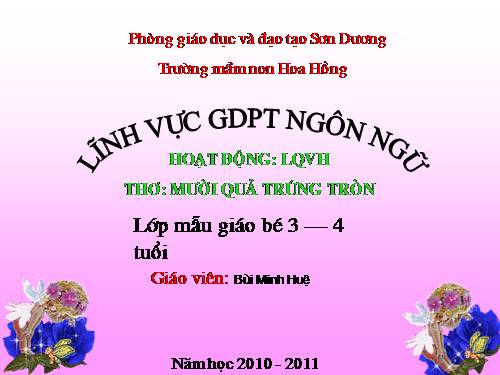 tho muoi qua trung tron- mg 5-6 tuoi