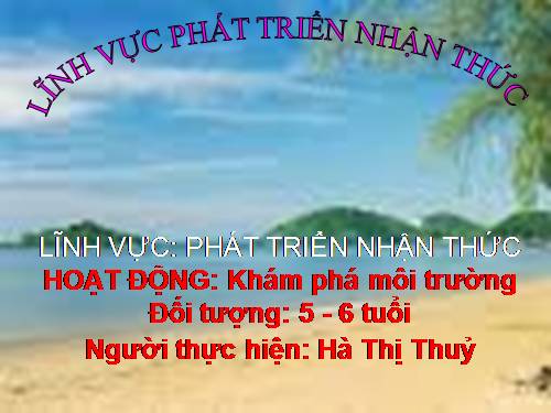 Khám phá môi trường