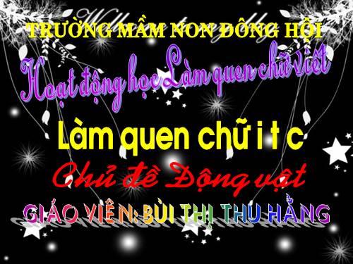 chữ cái i t c