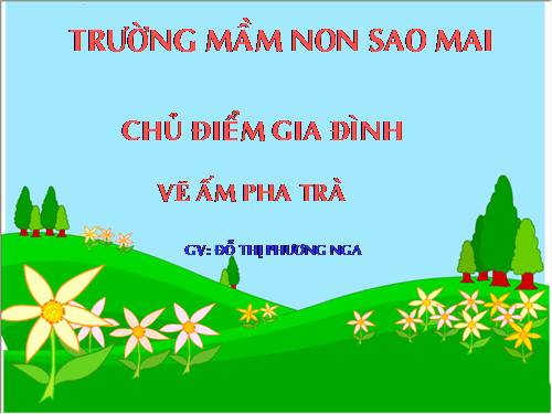 VẼ ẤM PHA TRÀ