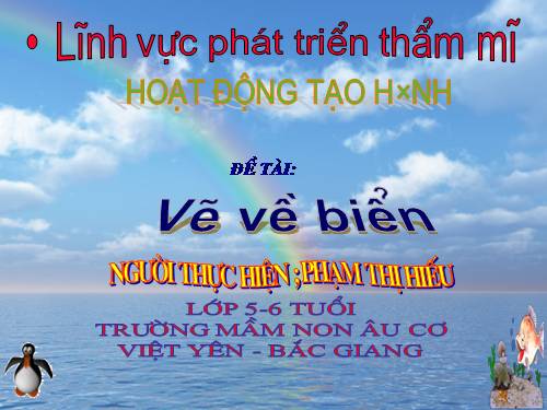 tao hinh -  ve bien