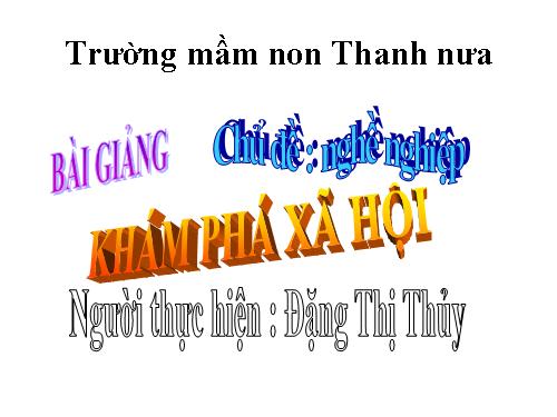 KPXH: NGHỀ XÂY DỰNG