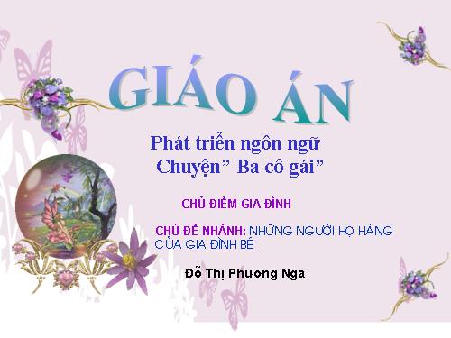 chuyện " Ba cô gái"