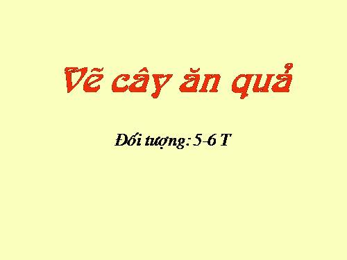 Về cây ăn quả