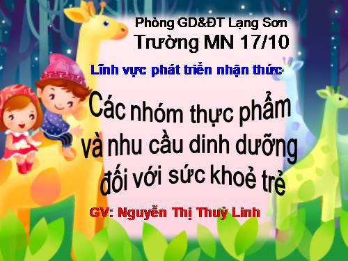 MTXQ_ NB 4 nhóm Tp- Nhu cầu dinh dưỡng