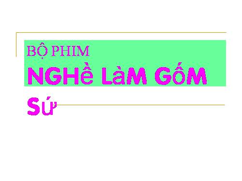 Nghề làm gốm