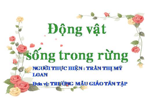 Động vật sống trong rừng