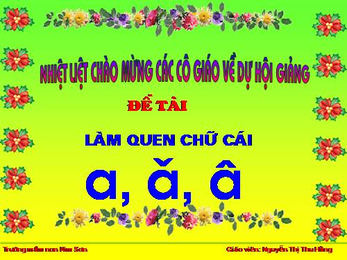 GA chu a,a,a