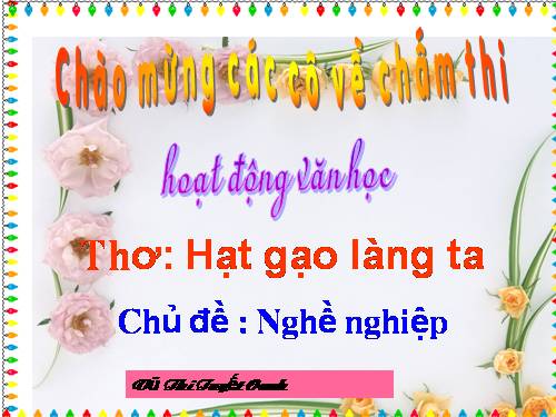 tho nang tien oc