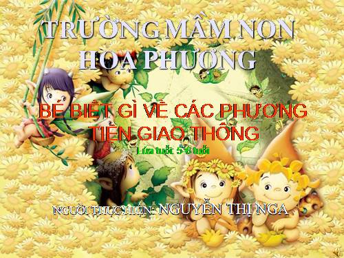 Một số phương tiện giao thông