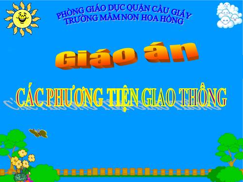 tìm hiểu các phương tiện giao thông