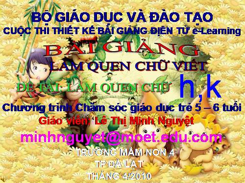 Thi thiết kế bài giảng e.Learning