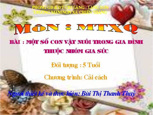 Một số vật nuôi