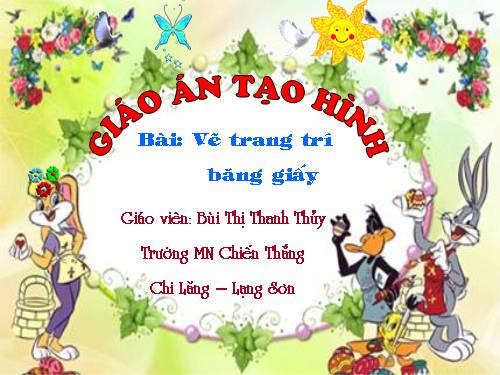 Vẽ trang trí hoa lá trên băng giấy