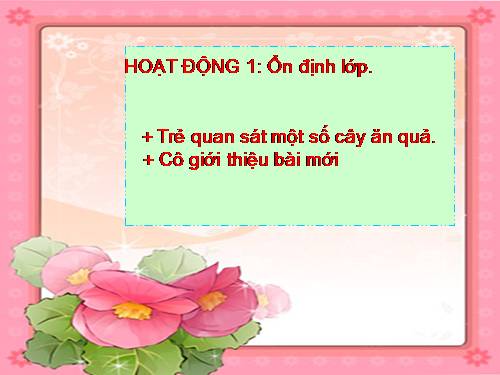 hoa kết trái