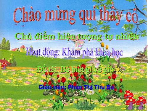 KPKH: Bé biết gì về gió