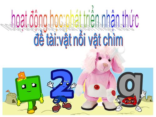 LQVT: Vật nổi vật chìm